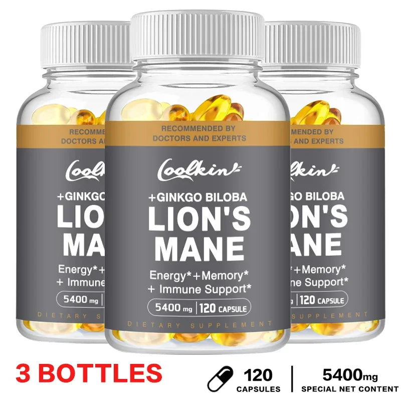 Lion's Mane Mushroom Capsules - Enhance The