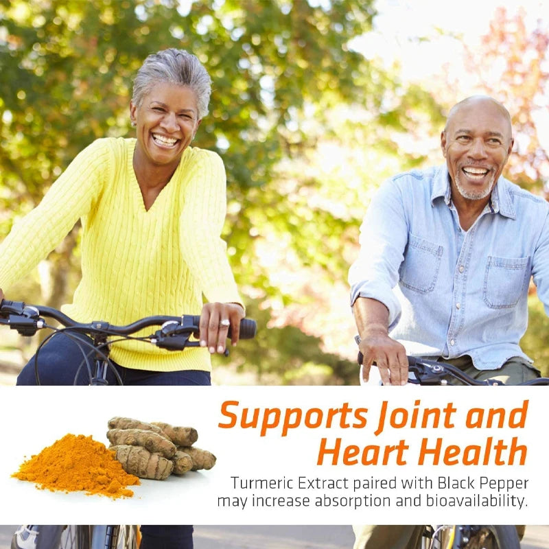 Curcumin Capsules, Natural Joint Support with Black