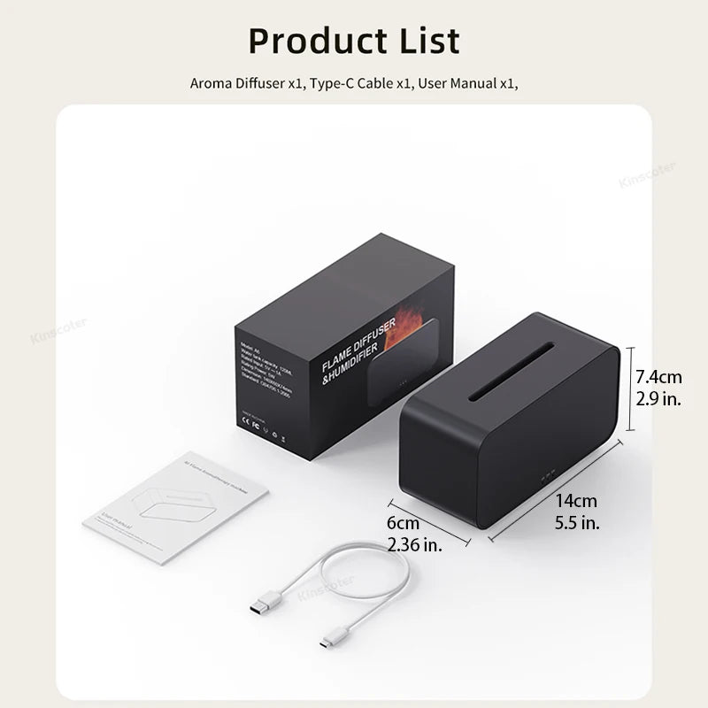 New Mini Aroma Diffuser Air Humidifier Ultrasonic