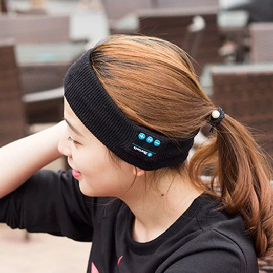 Fone Bluetooth Earphones Sports Sleeping Headband
