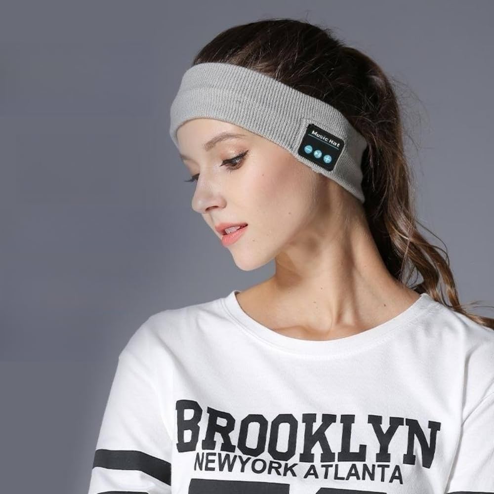 Fone Bluetooth Earphones Sports Sleeping Headband