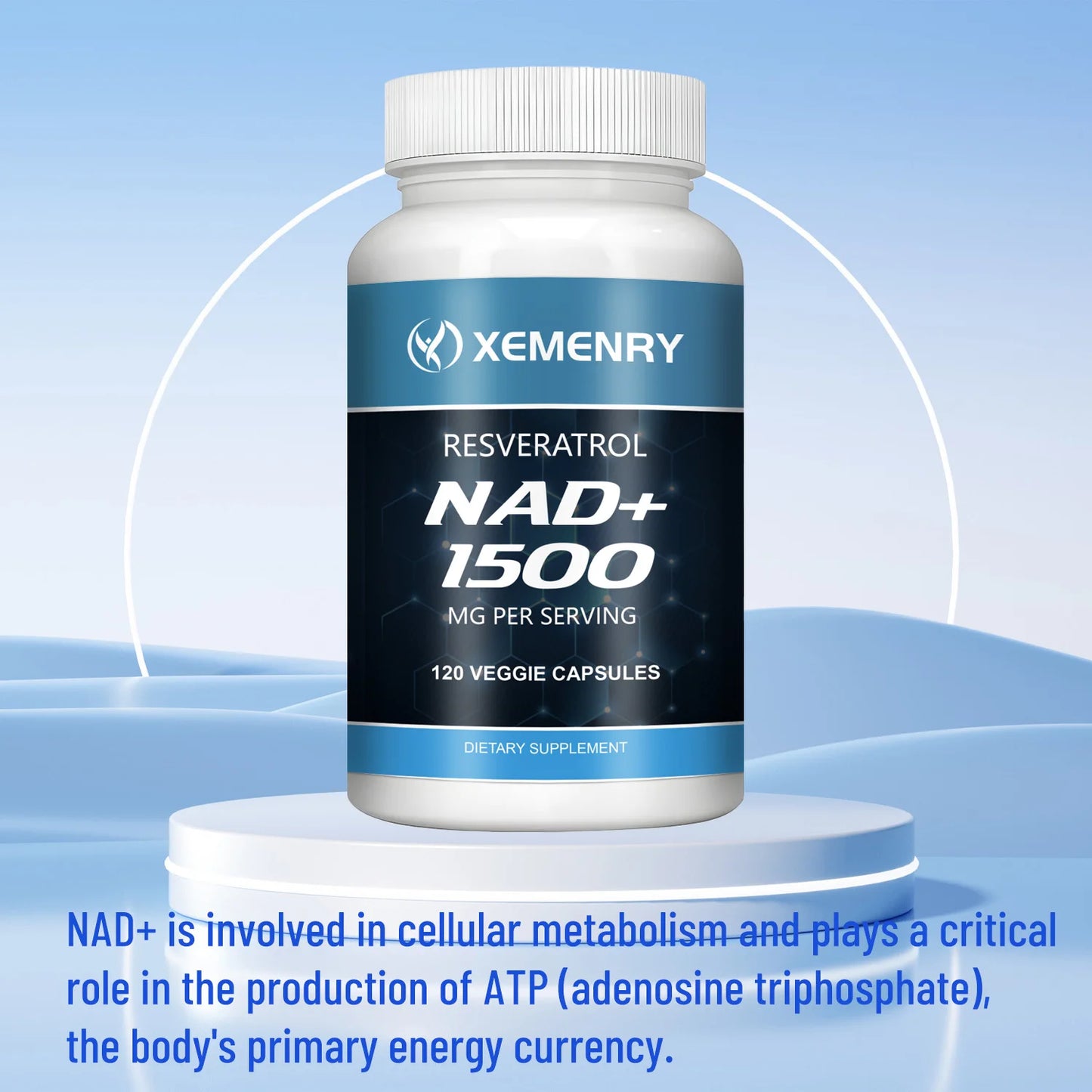 NAD+Supplements - with Resveratrol - Natural Energy
