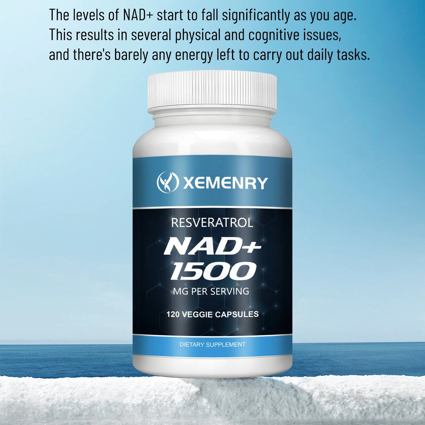 NAD+Supplements - with Resveratrol - Natural Energy