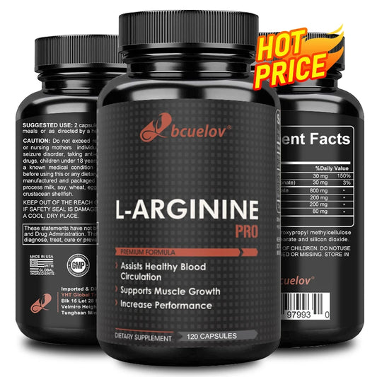 L-Arginine + L-Citrulline Supplement to Help