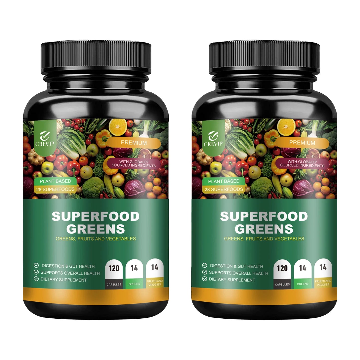 Organic Superfood Greens Supplement - Digestive
