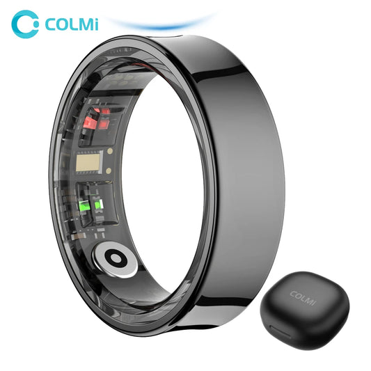 R09 Smart Ring Men Women with Charging Case,