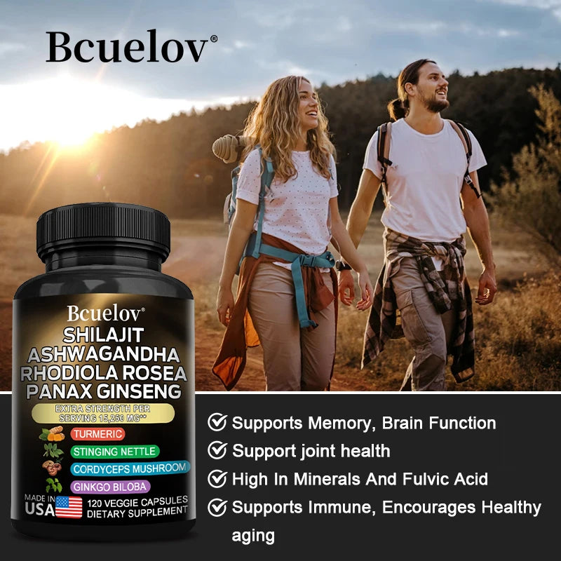 Shilajit Resin Himalaya Capsules - 15250 mg -