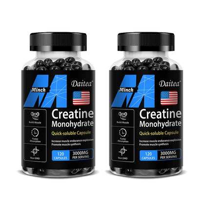 Daitea Creatine 3000 mg Monohydrate - Strength,