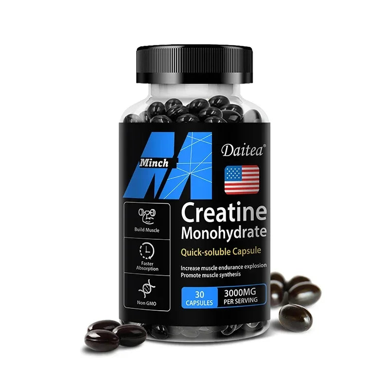 Daitea Creatine 3000 mg Monohydrate - Strength,