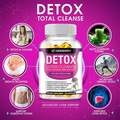 Milk Thistle Extract Capsules Detox Cleansing Liver