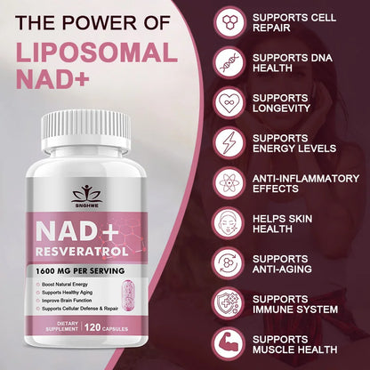 NAD+ Supplements - Anti-Aging Cell Booster,