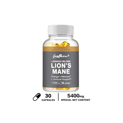 Lion's Mane Mushroom Capsules - Enhance The
