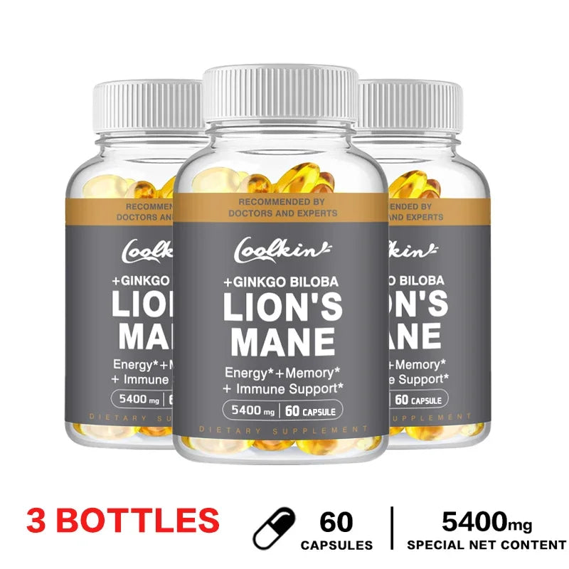 Lion's Mane Mushroom Capsules - Enhance The