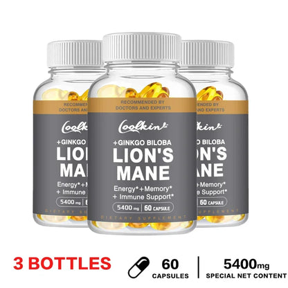 Lion's Mane Mushroom Capsules - Enhance The