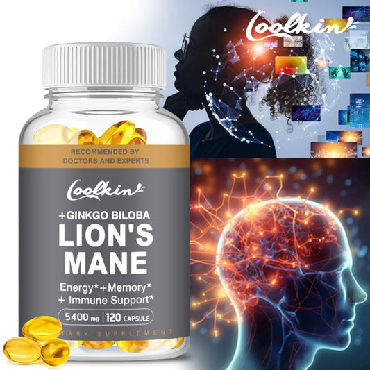 Lion's Mane Mushroom Capsules - Enhance The