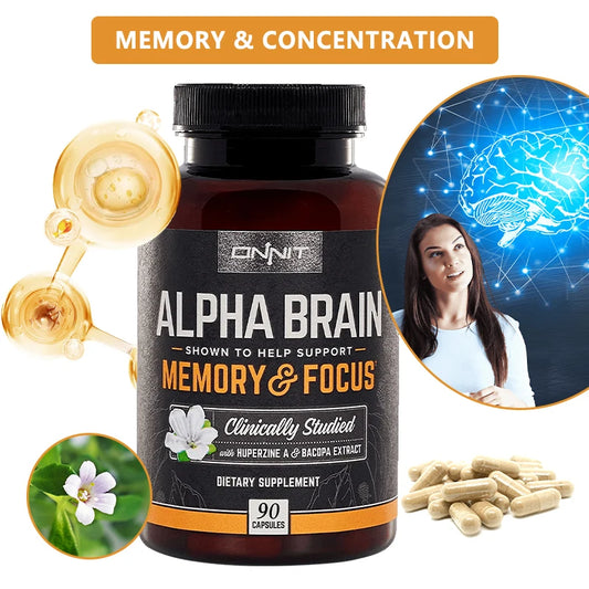 ONNIT Alpha Brain - Premium Nootropic Brain