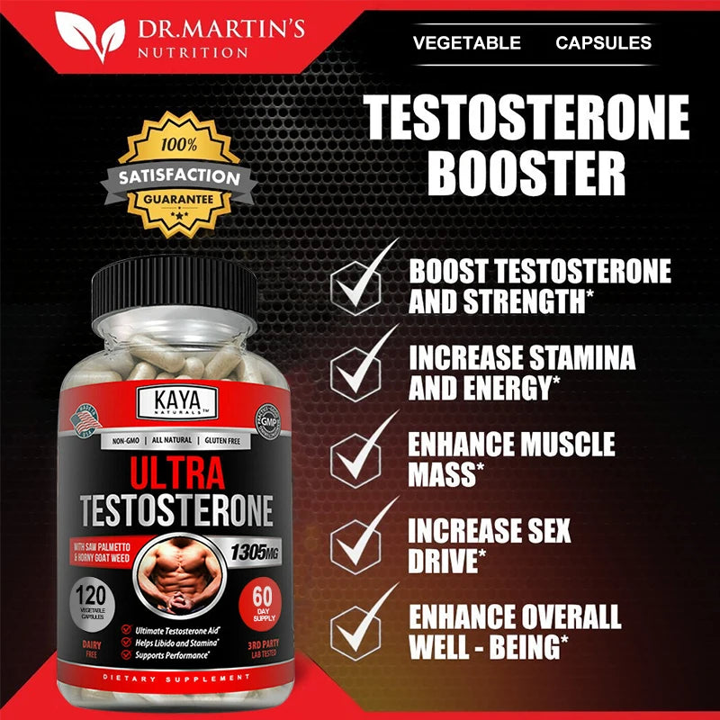 Male Muscle Booster - Natural Workout Supplement