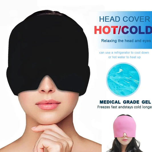 Ice Cap Hat headache hat Gel Hot Cold Ice Cap
