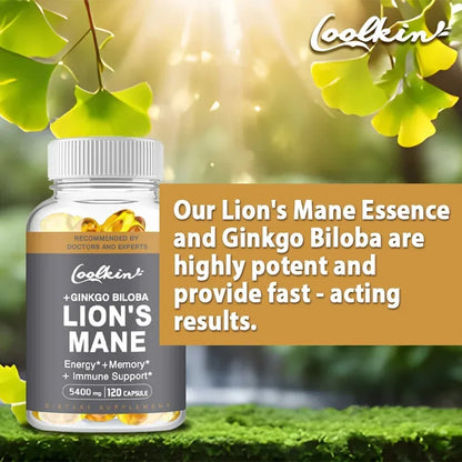 Lion's Mane Mushroom Capsules - Enhance The