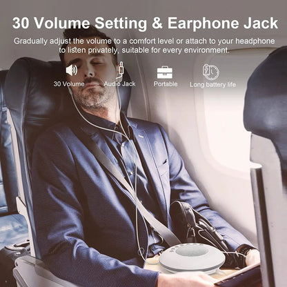 Baby White Noise Sound Machine Built-in 28 Soothing