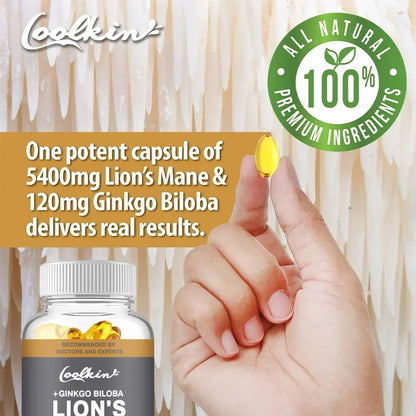 Lion's Mane Mushroom Capsules - Enhance The