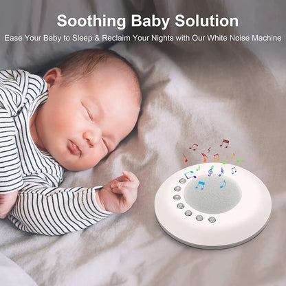 Baby White Noise Sound Machine Built-in 28 Soothing