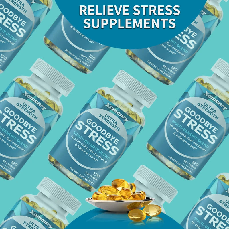Goodbye Stress Capsules - Contains GABA, L-Theanine