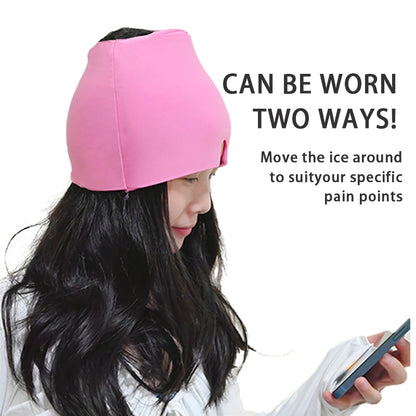 Gel Ice Headache Migraine Relief Hat Cold Compress