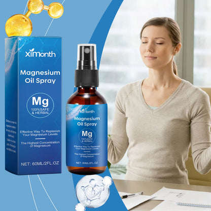 Essential Oil Magnesium Spray Relieves Muscle Body