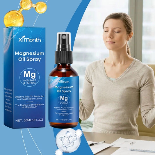 Essential Oil Magnesium Spray Relieves Muscle Body