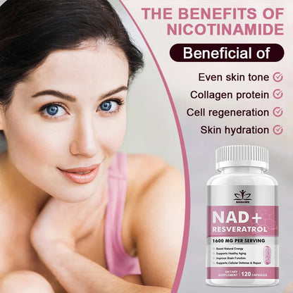 NAD+ Supplements - Anti-Aging Cell Booster,