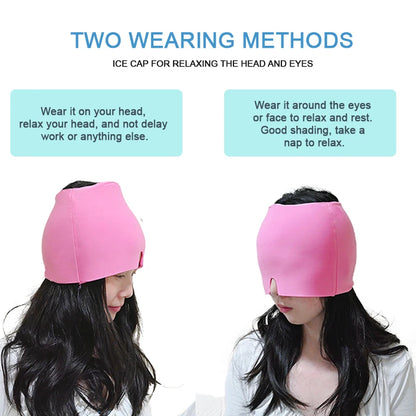 Ice Cap Hat headache hat Gel Hot Cold Ice Cap