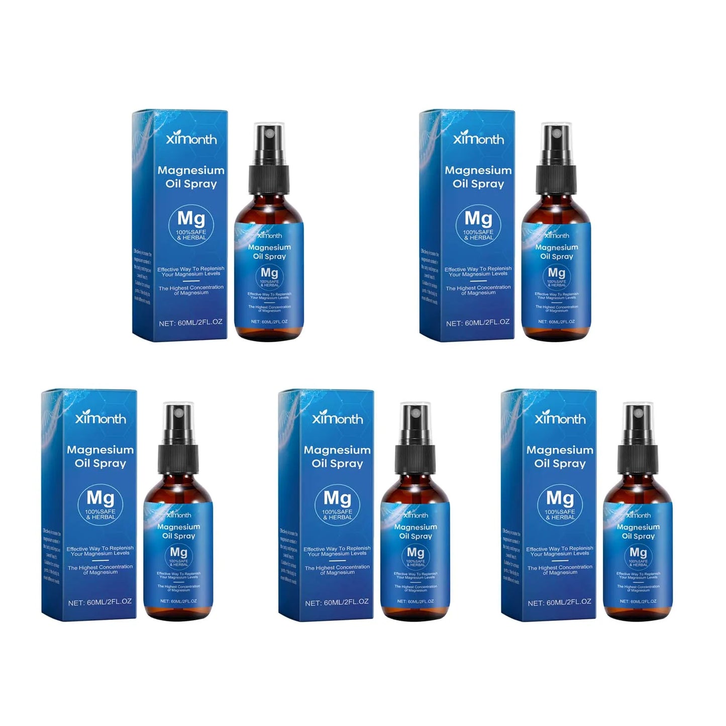 Essential Oil Magnesium Spray Relieves Muscle Body