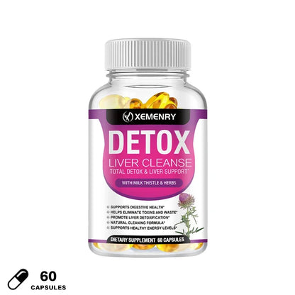 Milk Thistle Extract Capsules Detox Cleansing Liver