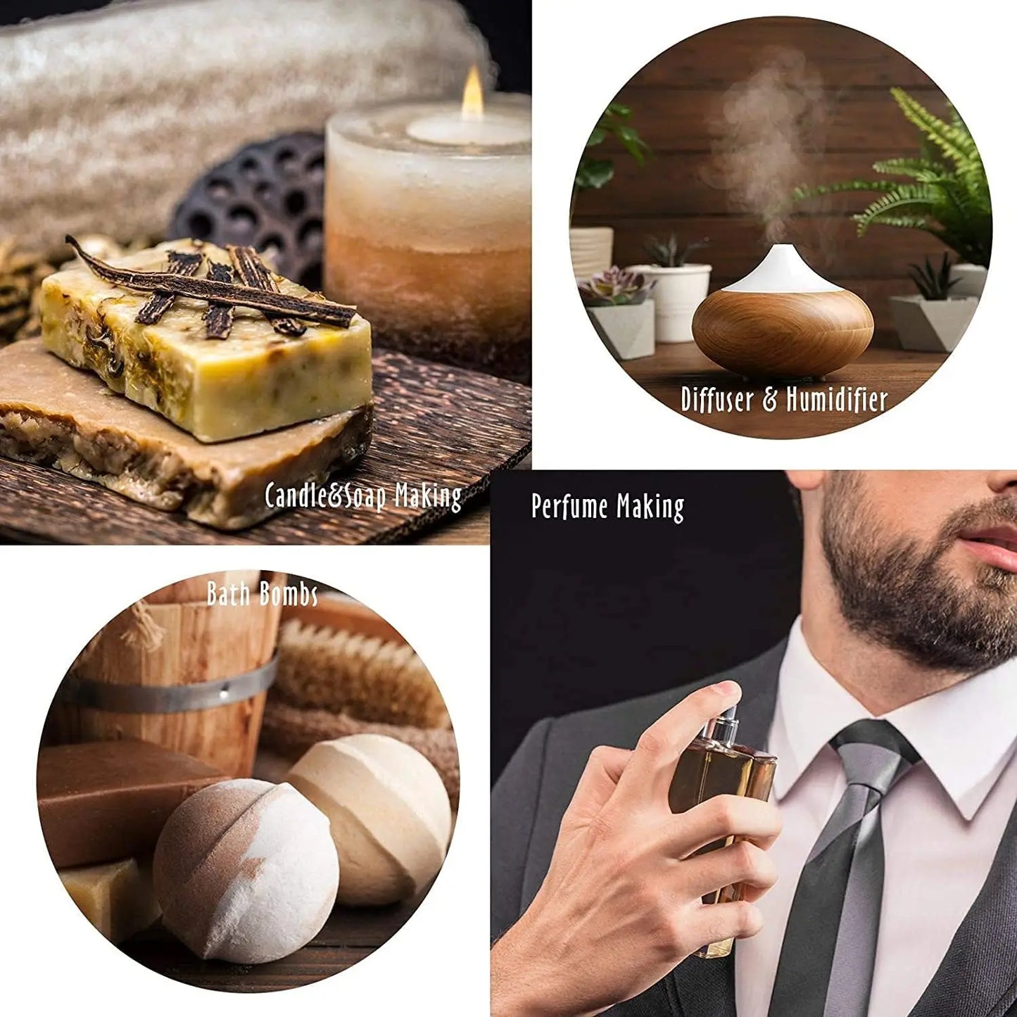 Men's Roll-on Fragrance Oil For Car Diffuser Aromatherapy