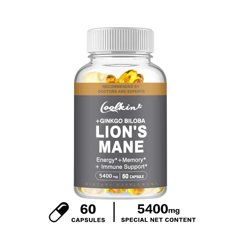 Lion's Mane Mushroom Capsules - Enhance The