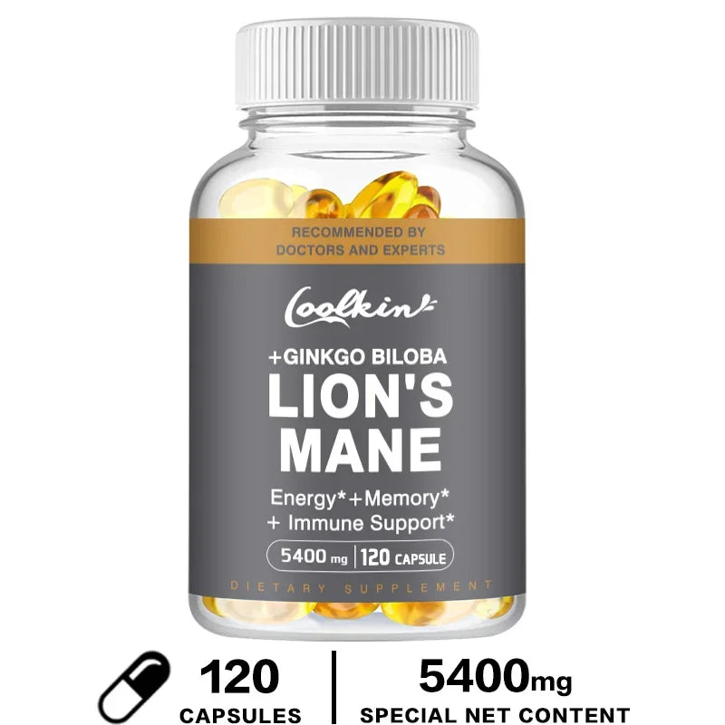 Lion's Mane Mushroom Capsules - Enhance The