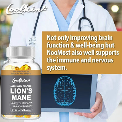 Lion's Mane Mushroom Capsules - Enhance The