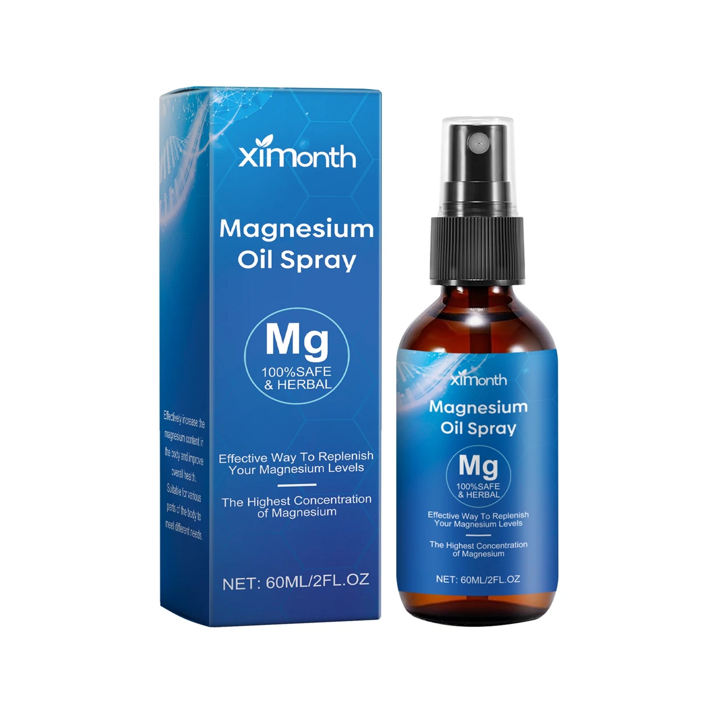 Essential Oil Magnesium Spray Relieves Muscle Body