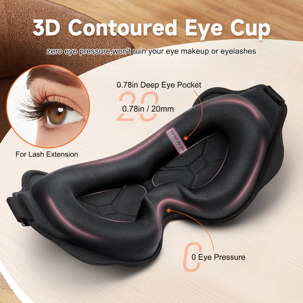 Sleeping Mask Eyepatch Blindfold Light Travel Eye