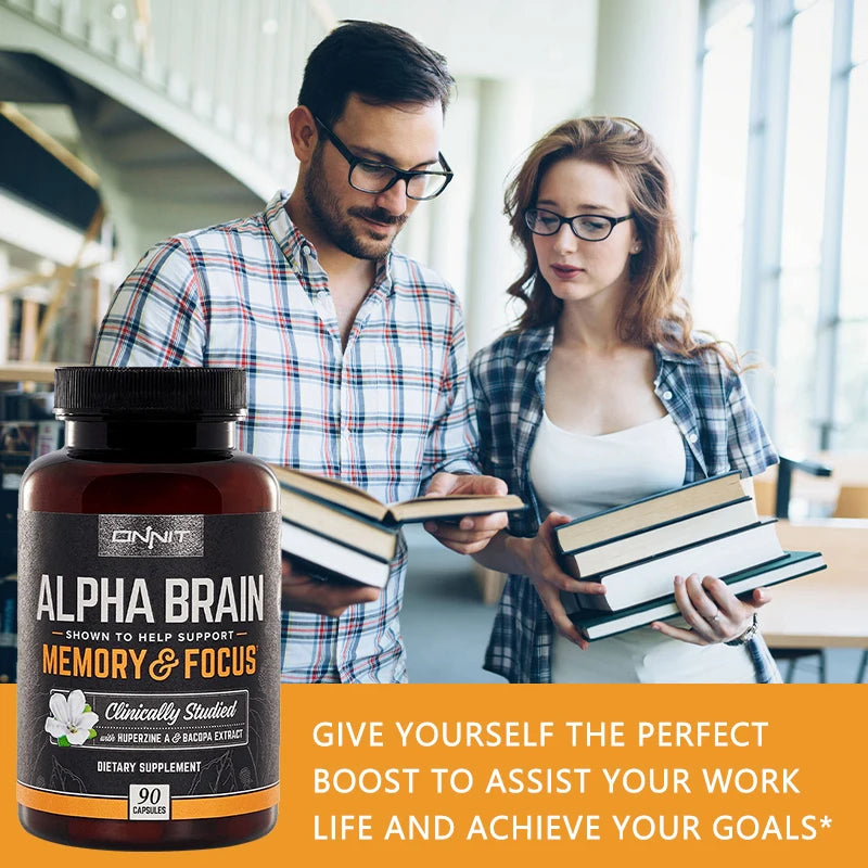 ONNIT Alpha Brain - Premium Nootropic Brain