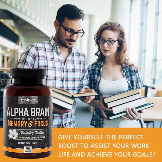 ONNIT Alpha Brain - Premium Nootropic Brain