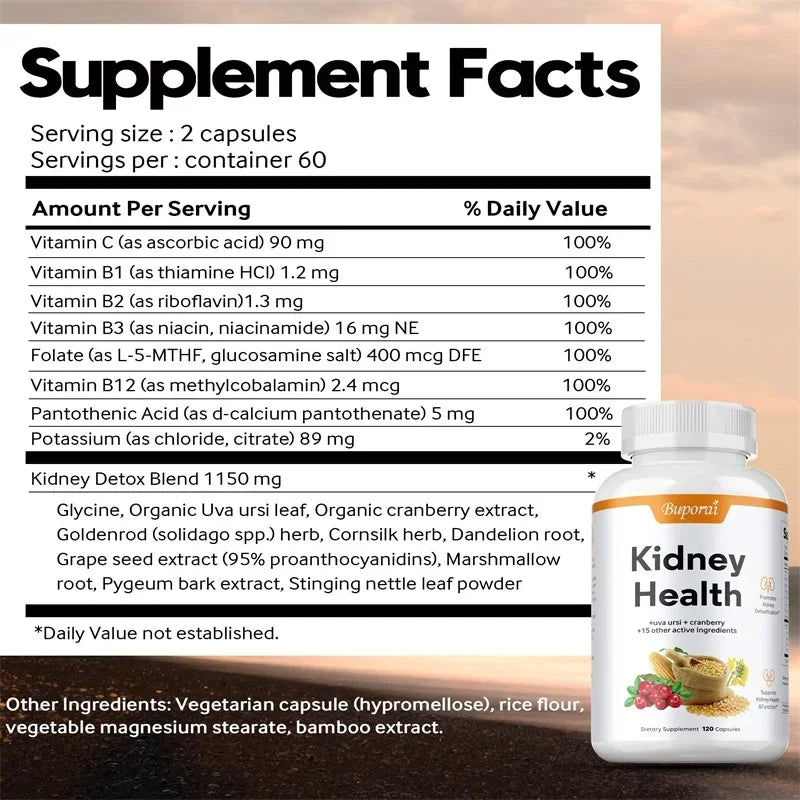 Kidney Health Support - Urinary Tract and Bladder Health, Kidney Support