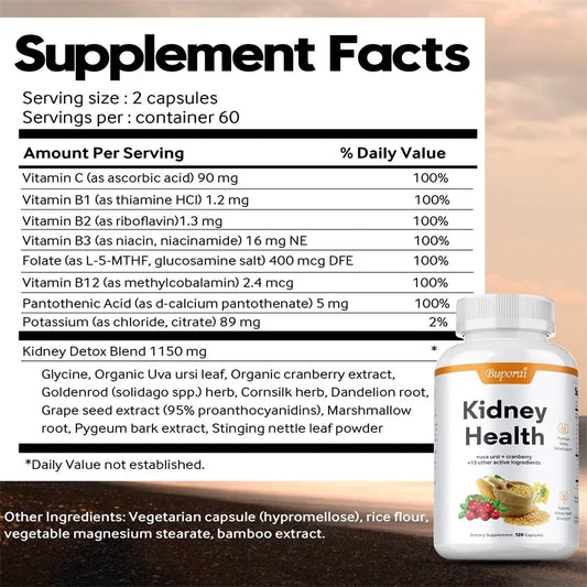 Kidney Health Support - Urinary Tract and Bladder Health, Kidney Support