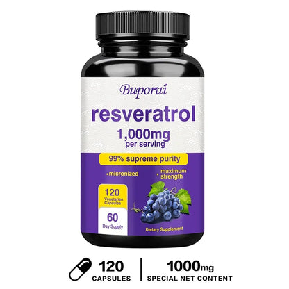 Resveratrol Supplement - Anti-Aging, Cardiovascular