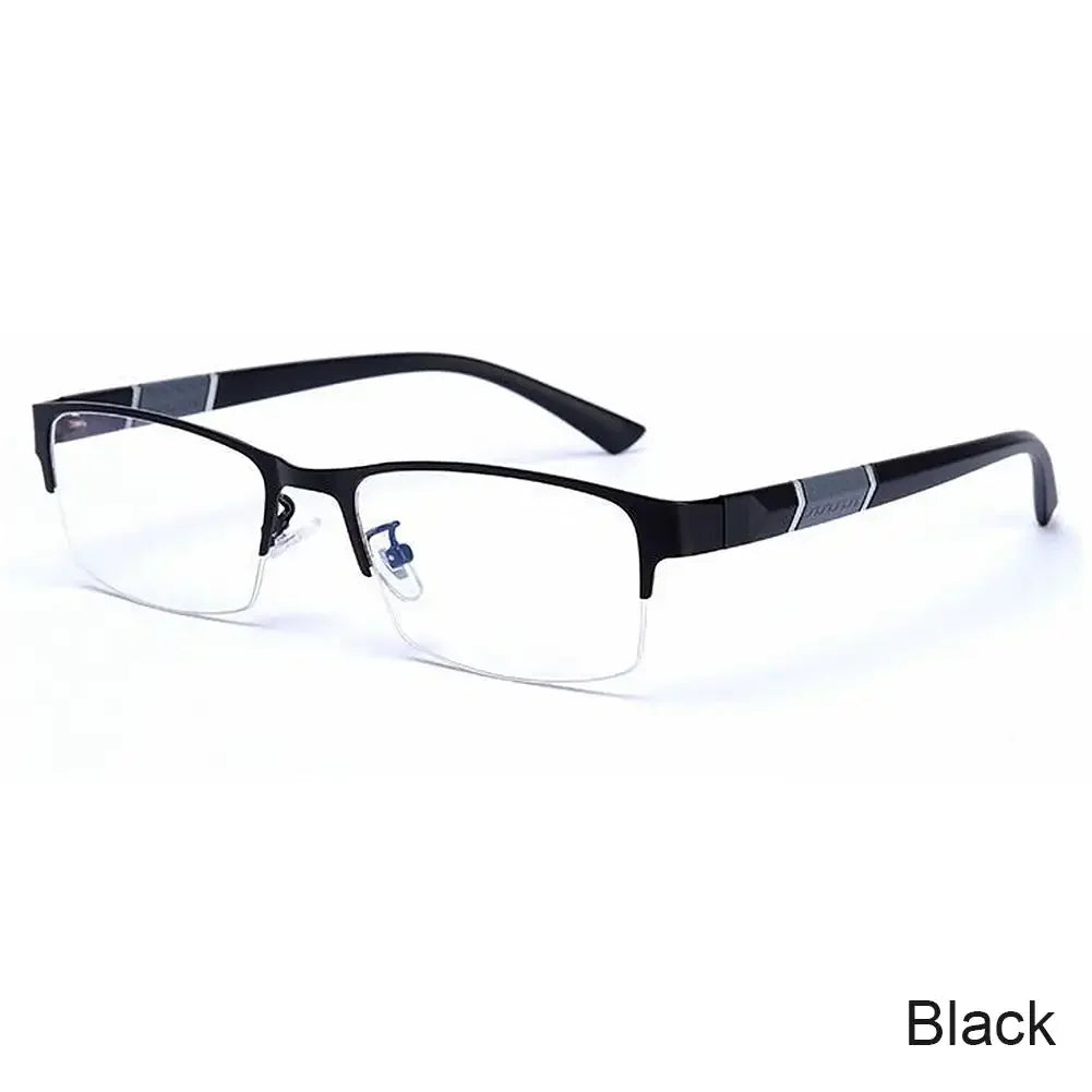 Half Frame Blue Light Blocking Glasses Flat Glasses