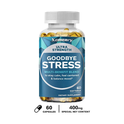 Goodbye Stress Capsules - Contains GABA, L-Theanine
