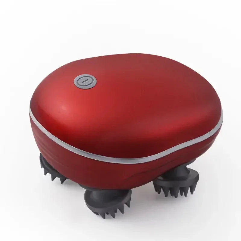 Electric Scalp Head Massager Red Light Therapy