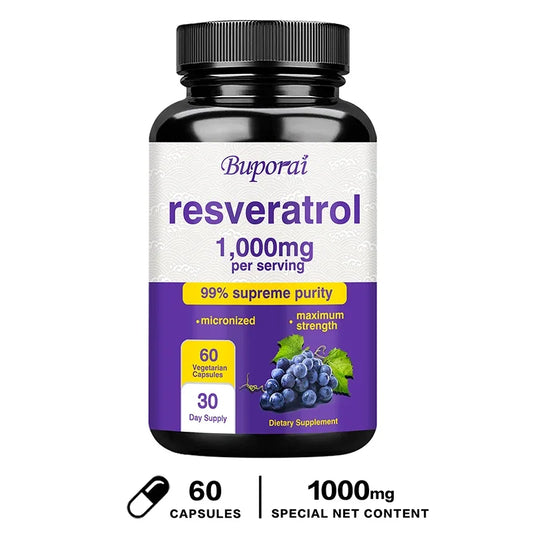 Resveratrol Supplement - Anti-Aging, Cardiovascular