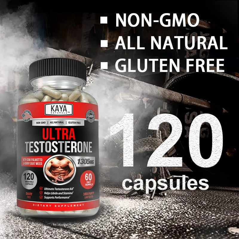 Male Muscle Booster - Natural Workout Supplement